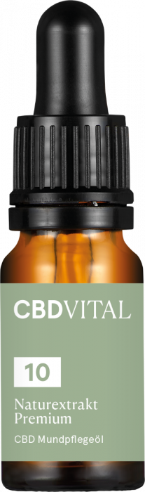 CBD Öl CBD Vital Naturextrakt Premium  CBD Mundpflegeöl 10% 10ml - 1